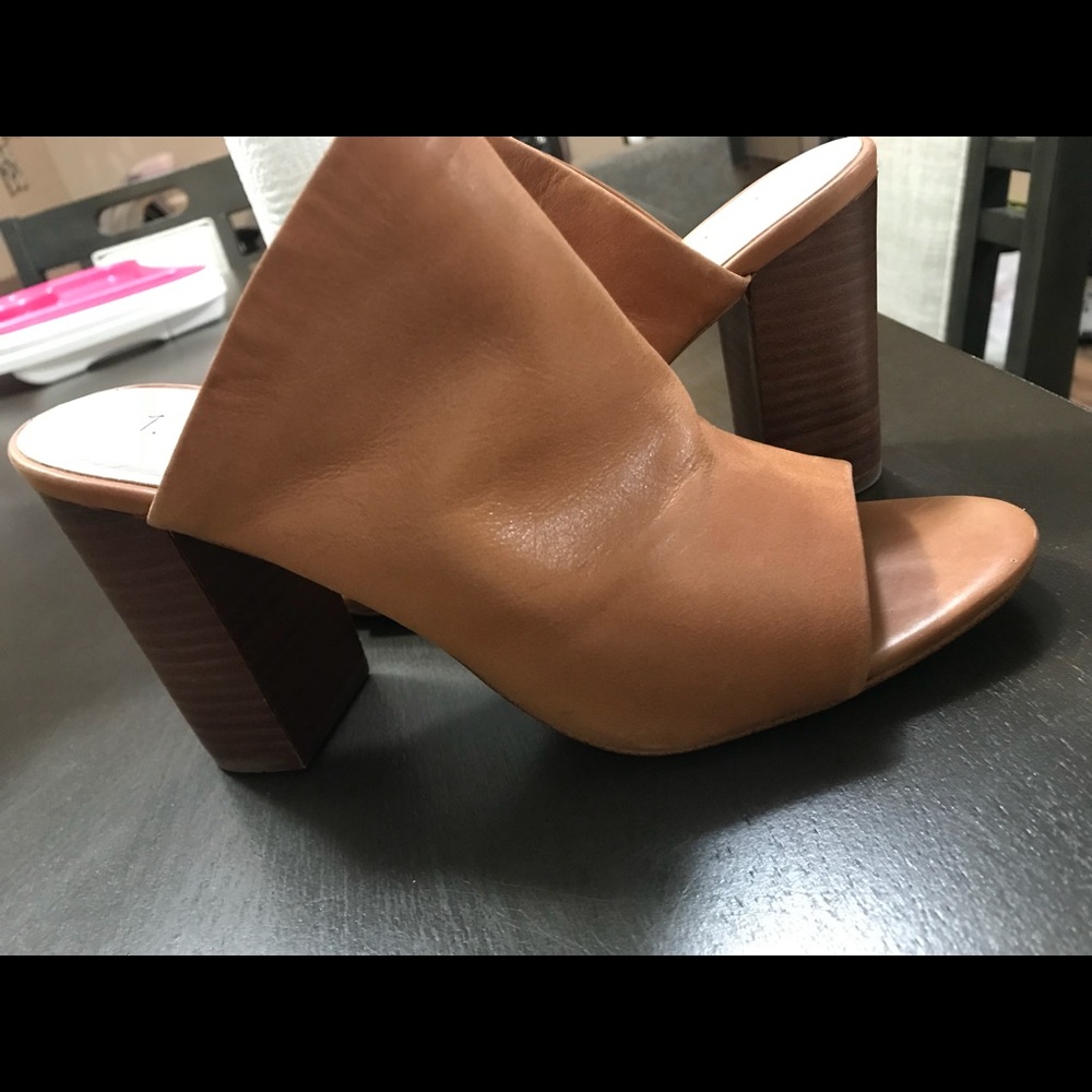 Leather heels